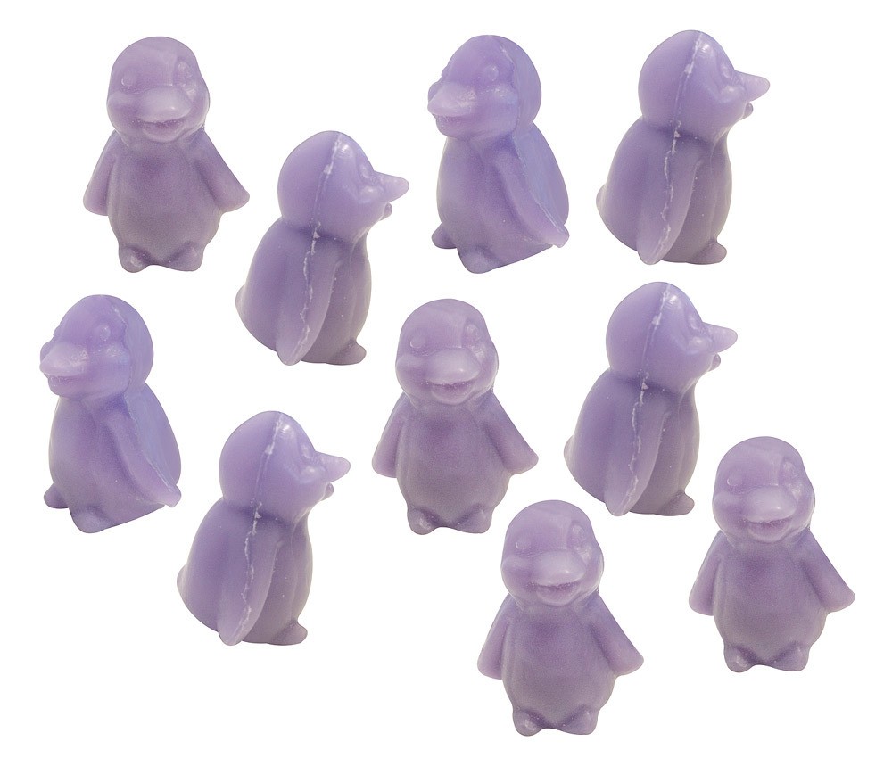 10 x Seife Pinguin Violette (Veilchen) Kinderseife Tierseife Motivseife 10x25g