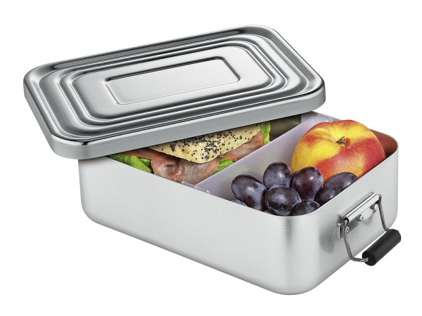 Küchenprofi Lunch Box groß Aluminium Silber