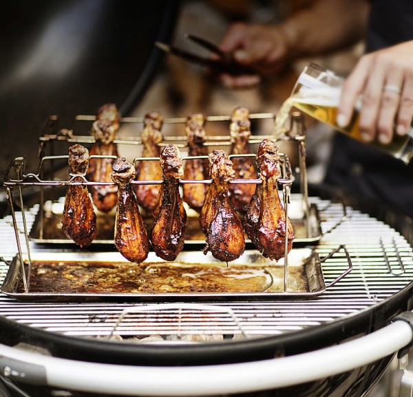 RÖSLE Hähnchenrack Grill Hähnchenhalter