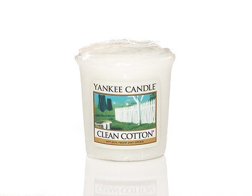 Yankee Candle Votivkerze Clean Cotton 49 g