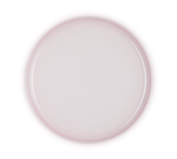 Le Creuset Frühstücksteller Coupe Steinzeug Shell Pink 22cm