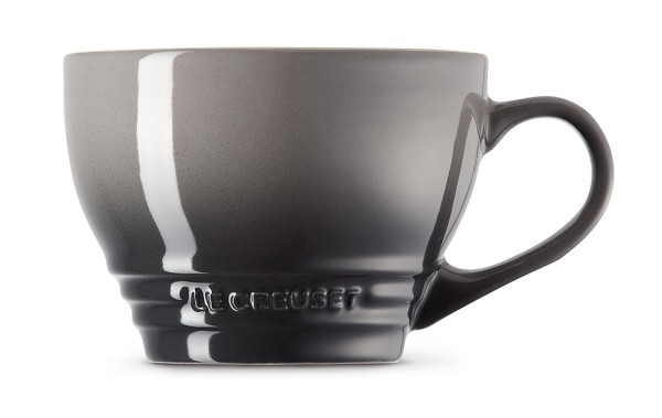 Le Creuset Cappuccino Tasse Steinzeug Flint Grau 400ml