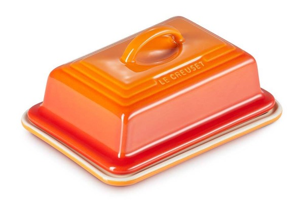 Le Creuset Butterdose Steinzeug Ofenrot 12,5cm