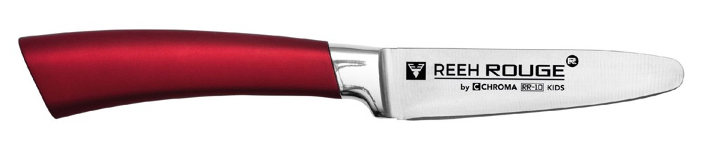 Chroma Reeh Rouge Schälmesser für Kinder abgerundete Spitze 8,5 cm Chroma Reeh Rouge Schälmesser für Kinder abgerundete Spitze 8,5 cm