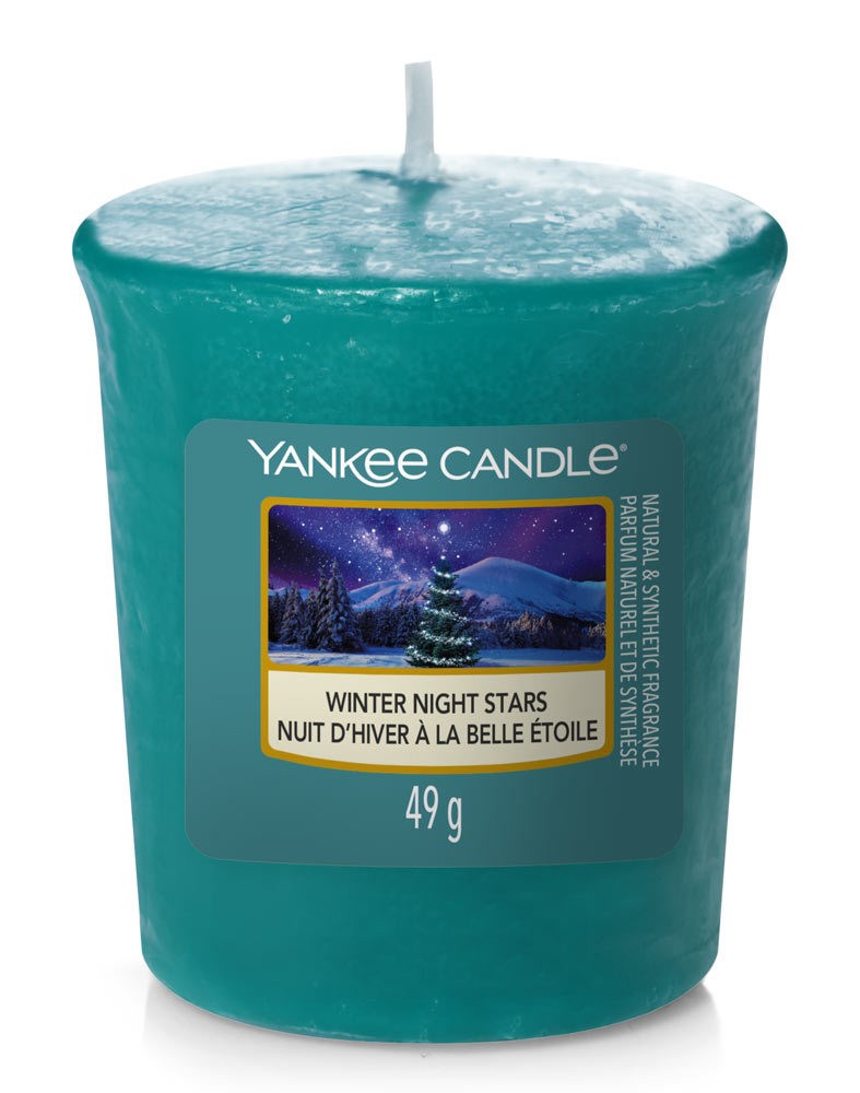 Yankee Candle Duftkerze Winter Night Stars Weihnachtsduft 49 g