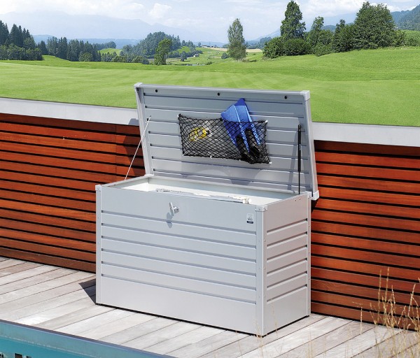 Biohort Freizeitbox 100 Aufbewahrungsbox 101x46x61cm Silber-Metallic