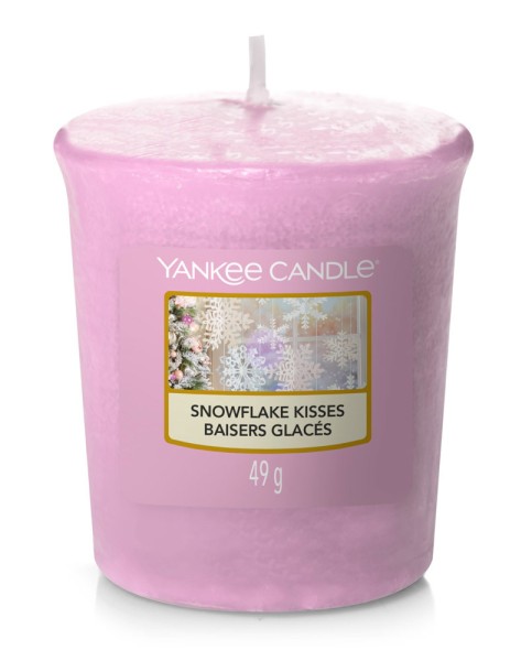 Yankee Candle Duftkerze Snowflake Kisses Weihnachtsduft