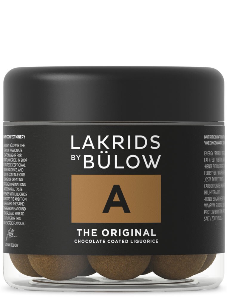 Lakrids by Bülow – A – The Original – Schokoladen-Lakritz 125 g