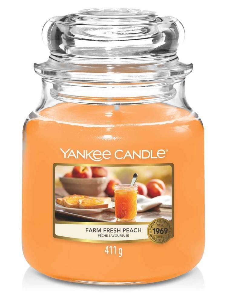 Yankee Candle Duftkerze Farm Fresh Peach 411 g