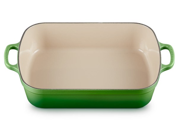 Le Creuset Bratreine Signature Gusseisen Bamboo Green 33cm