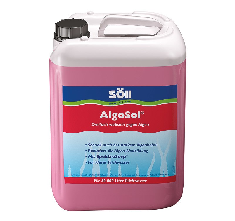 Söll Algosol Wirkstoff Gegen Algen 2,5L Teich 50000L