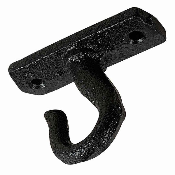 Deckenhaken Wandhaken Rustikal Wandhalterung Gusseisen Antik-Stil Schwarz 5,5cm