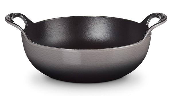 Le Creuset Balti Dish Schmorbräter Gusseisen Flint Grau 24cm