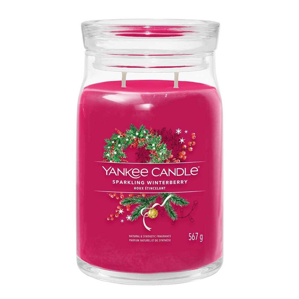 Yankee Candle Duftkerze Signature Sparkling Winterberry 567 g günstig online kaufen