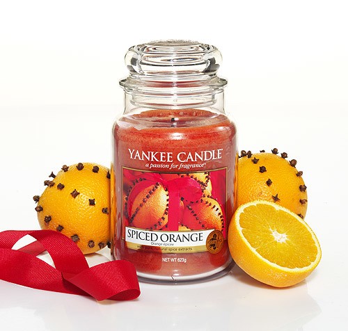 Yankee Candle Duftkerze Spiced Orange 623 g
