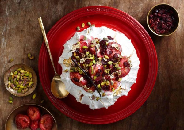 Le Creuset Speiseteller Steinzeug Kirschrot 27cm