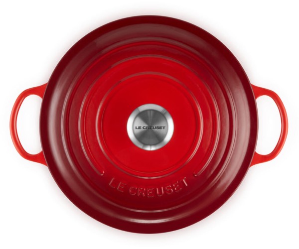 Le Creuset La Marmite Signature Familientopf Gusseisen Kirschrot 26cm
