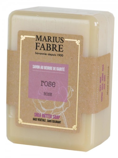 Marius Fabre Seife Rose (Rose au beurre de karité) Shea-Butter 150g