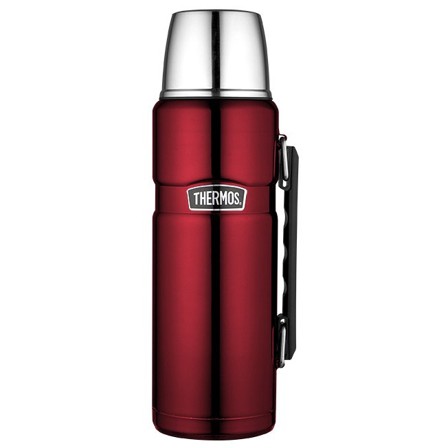 Thermos Isolierflasche Stainless King Edelstahl Cranberry 1,2l