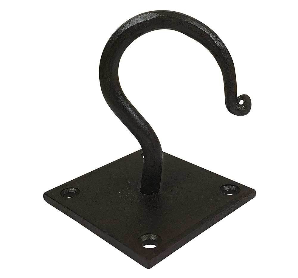 Deckenhaken Wandhaken Rustikal Wandhalterung Gusseisen Antik-Stil Braun