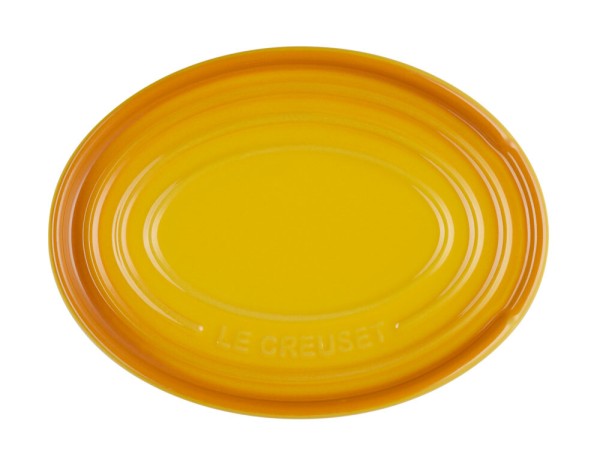 Le Creuset Kochlöffelablage Oval Kochlöffelhalter Steinzeug Nectar Gelb