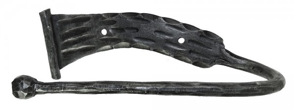 Toilettenpapierhalter Schmiedeeisen Nostalgie WC-Papierhalter Antik-Stil Schwarz