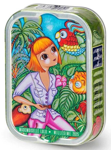 La Perle des Dieux Jahrgangssardinen Lulu 2025 in Olivenöl - Dose 115 g