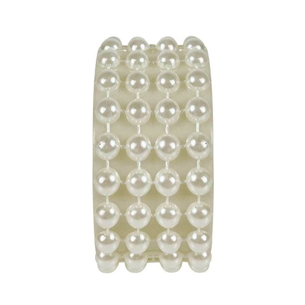 Serviettenringe Weiß Schmuck 4 Stück Serviettenhalter Perlen Tischdeko Hochzeit