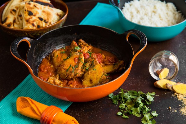 Le Creuset Balti Dish Schmorbräter Gusseisen Ofenrot 24cm