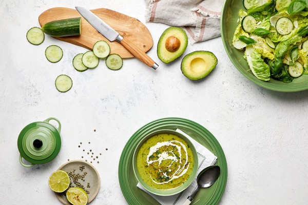 Le Creuset Silikon Griffschutz 2er-Set Bamboo Green