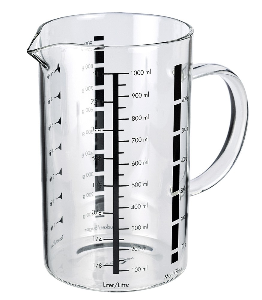 Küchenprofi Messbecher Glas 1 Liter