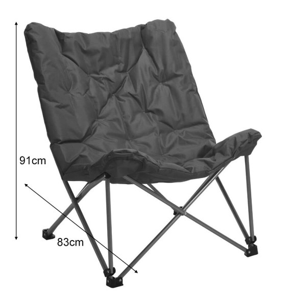 Campingsessel Bequem Campingstuhl Gepolstert Faltbar Leicht