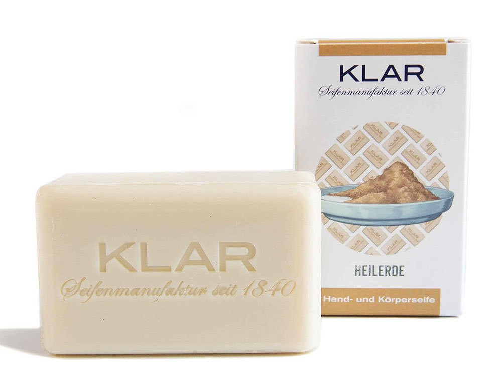 KLAR Heilerdeseife (palmölfrei) Hand- und Körperseife 100g