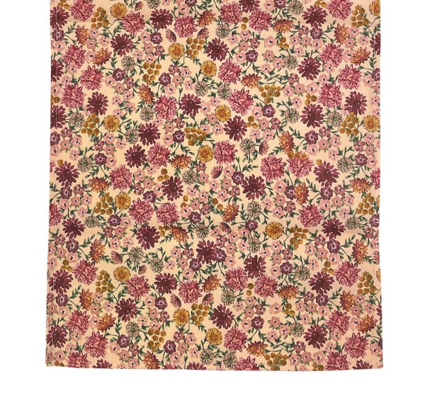 Outdoor Tischläufer Blumen Vintage-Stil Tischdecke geblümt Tischtuch 150x34cm