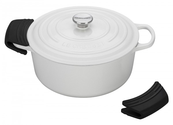 Le Creuset Silikon Griffschutz 2er-Set Schwarz