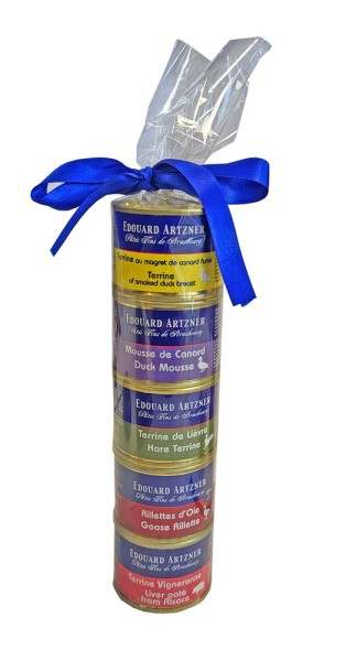 Edouard Artzner Terrinen & Rillettes Geschenkset 5 Sorten Delikatessen