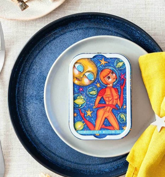 La Perle des Dieux Jahrgangssardinen Lulu 2024 in Olivenöl - Dose 115 g