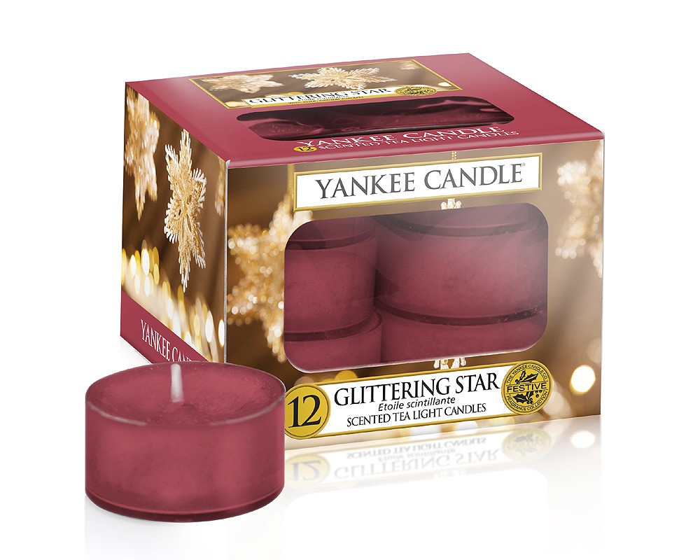 Yankee Candle Teelichte Glittering Star 12 Stück Yankee Candle