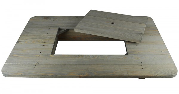 Bierkasten Tisch-Aufsatz Holz Bierkistentisch Aufsatz für Bierkisten Stehtisch