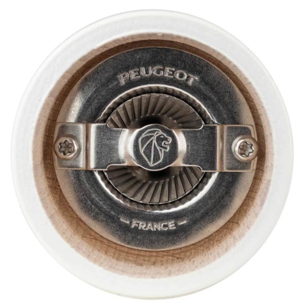 Peugeot Bistro Salzmühle Holz Elfenbein Glanz 10cm