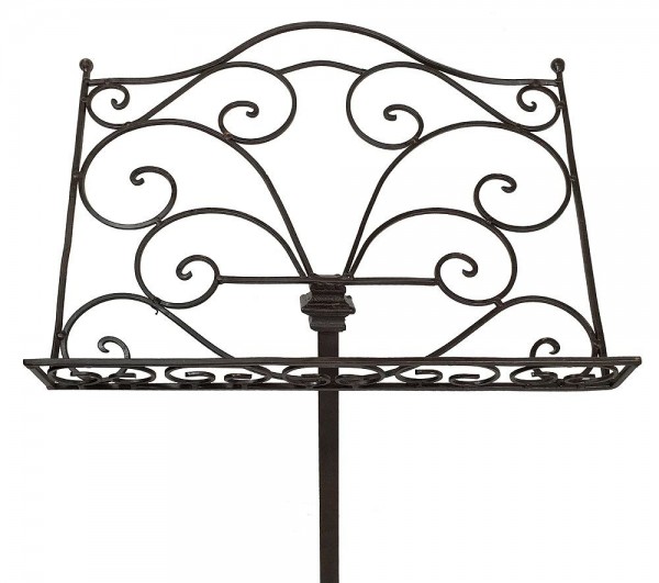 Notenpult Gästebuch-Ständer Notenständer Höhe Verstellbar Eisen Antik-Stil Braun