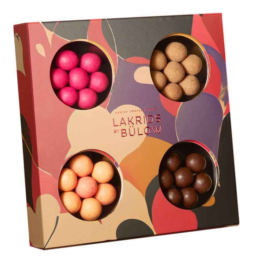 Lakrids by Bülow Small Love Selection Geschenkset 4 Sorten Lakritz 175 g