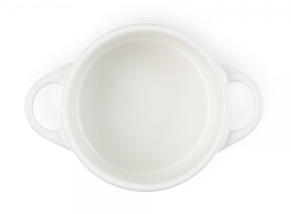 Le Creuset Mini Cocotte Steinzeug Meringue 10X5cm
