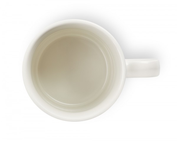 Le Creuset Tasse Becher Steinzeug Meringue 350ml