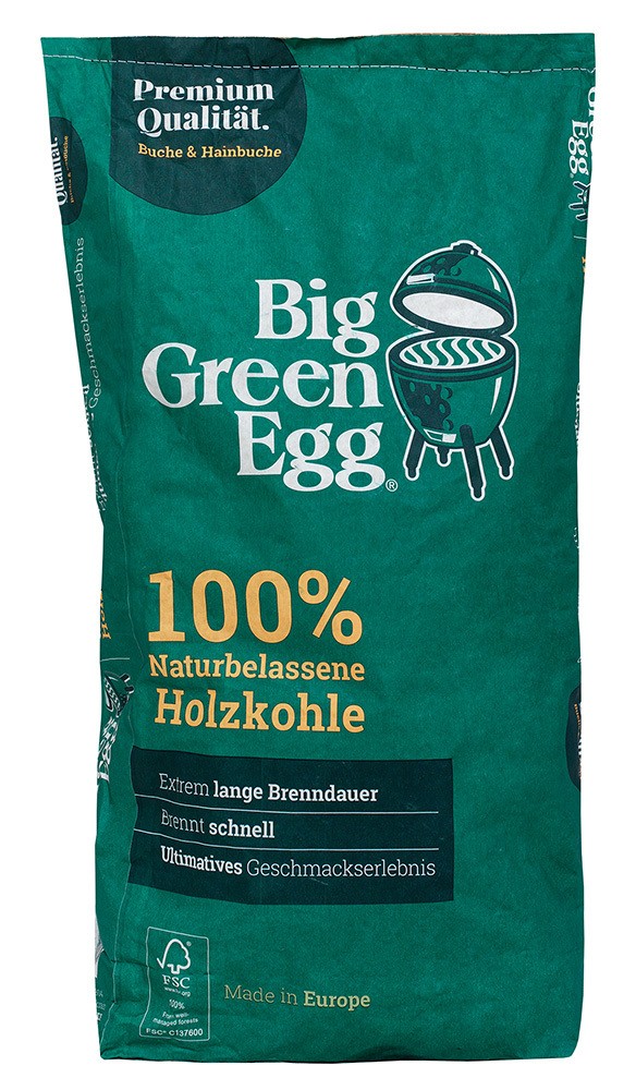 Big Green Egg Bio Holzkohle Grillkohle 100 % naturbelassen Made in Europe 9kg