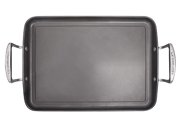 Le Creuset Aluminium- Grillplatte Antihaft Spezialform 34x25cm