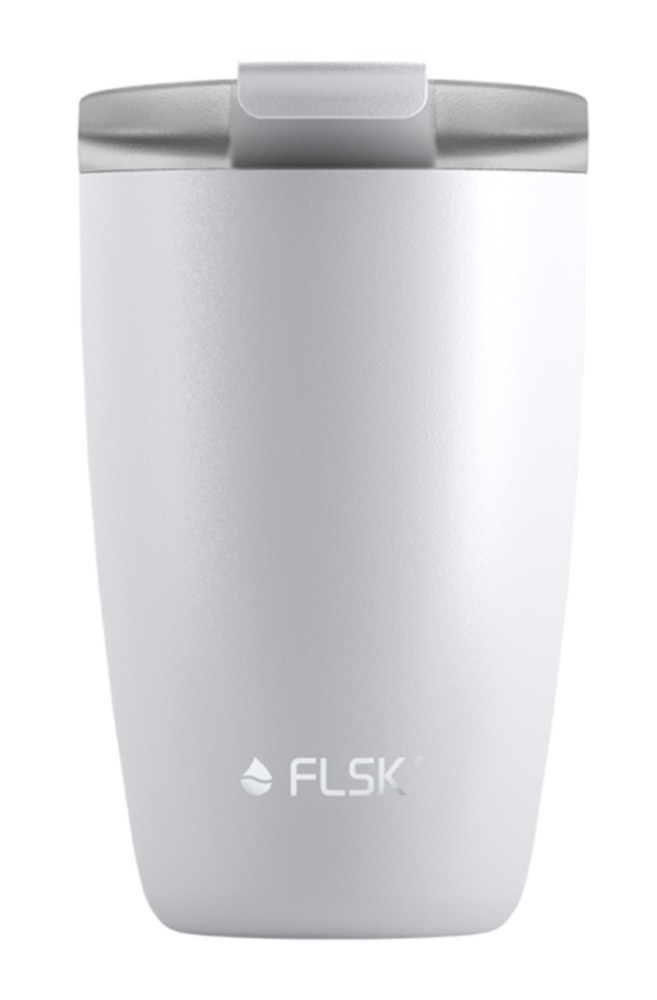 FLSK CUP Coffee to go-Becher White Weiß 350 ml Isolierbecher