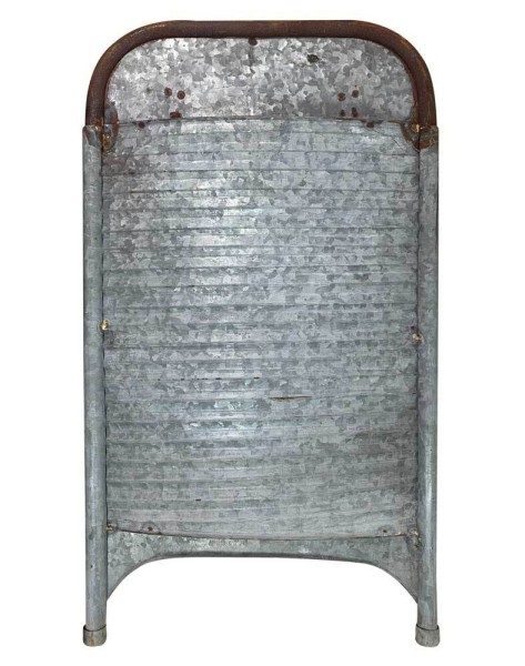 Waschbrett Metall Vintage Antik-Stil Waschrumpel Gewellt Zink