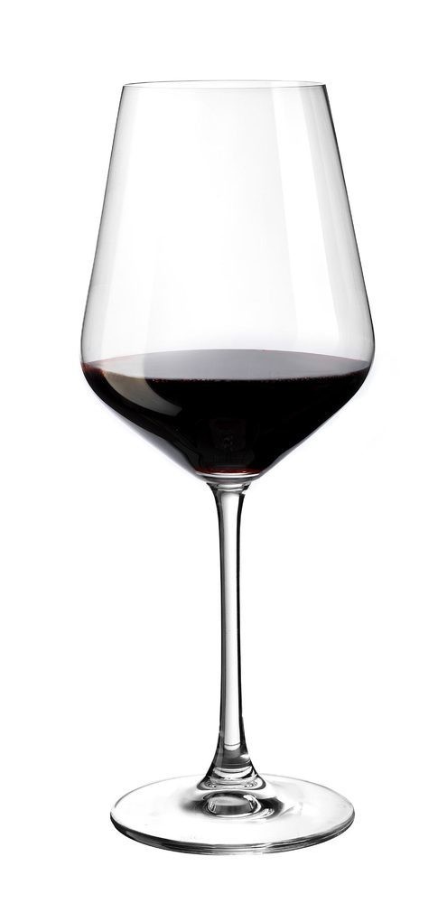 Le Creuset Bordeaux Rotweinglas Kristallglas 4 Stück
