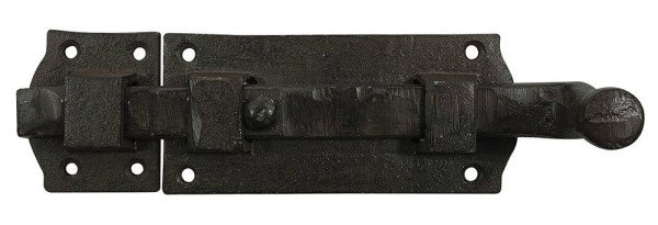 Türriegel Schlossriegel Vintage Schieberiegel Gusseisen Braun Schiebeschloß 22cm